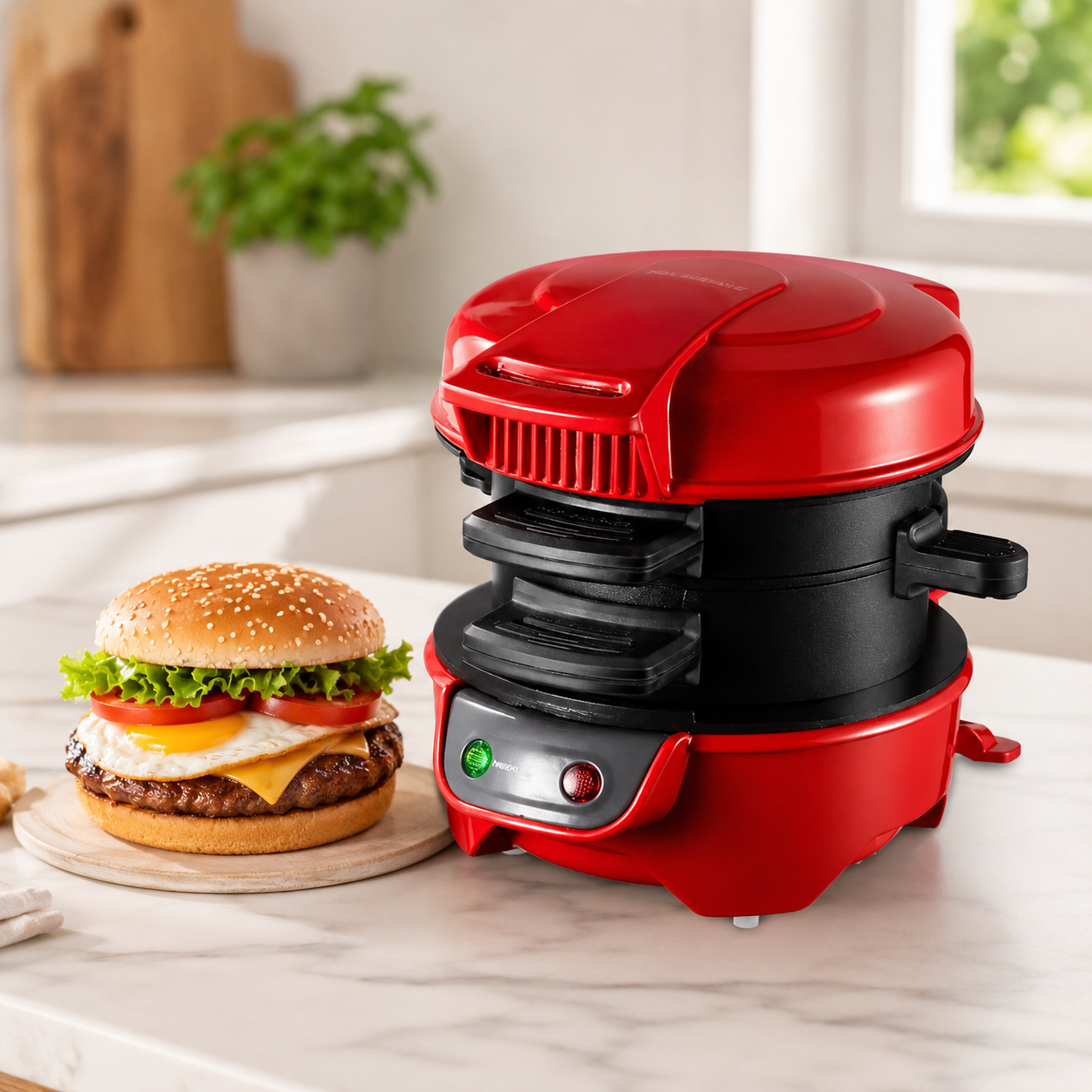 Machine Électrique à Burgers et Sandwichs
