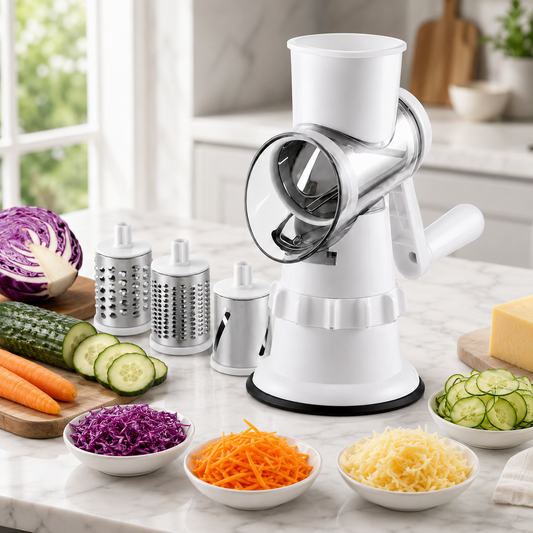 SumoSlicer – Coupe-légumes et râpe rotative multifonction