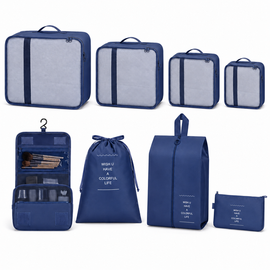 Ensemble de 7 sacs organisateurs de voyage