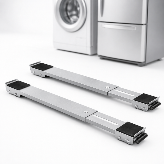 Support mobile réglable pour appareils électroménagers – Lot de 2