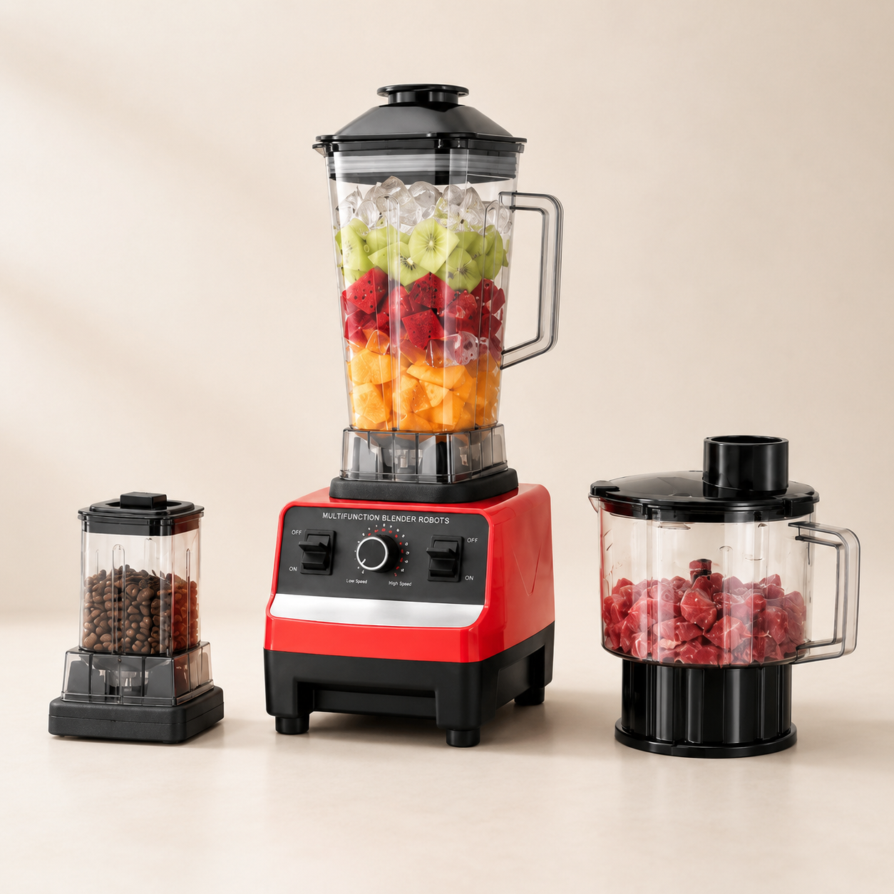 Blender professionnel multifonction 8-en-1 – 2,5 L