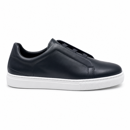 Sneakers Cuir Sans Lacets